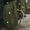 Parent-child wear 2025 Summer New Children's pure cotton light skirt, girls' design sense smiling face half skirt A-line skirt details Picture